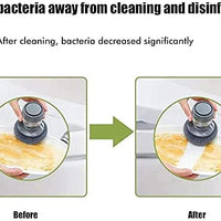 Soap Dispensing Dish Brush, Pressing Cleaning Brush with Built-in Liquid Storage, Dishwashing Lid Pot Brush for Tank Kitchen