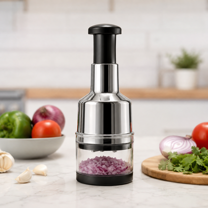 Manual Vegetable Chopper & Slicer for Kitchen