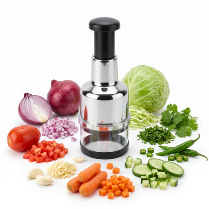 Manual Vegetable Chopper & Slicer for Kitchen