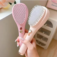 Self Cleaning Hairbrush 2 in 1 Comb (Pack of 1)