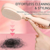 Self Cleaning Hairbrush 2 in 1 Comb (Pack of 1)